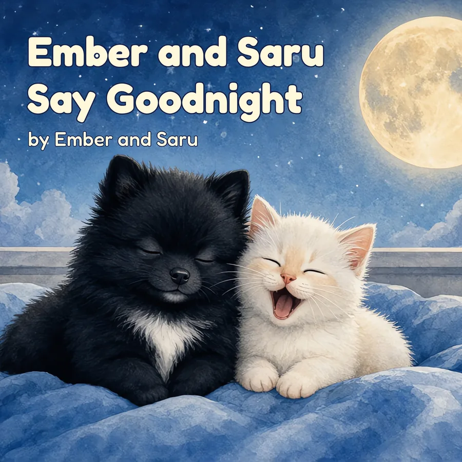 Cover of Ember and Saru Say Goodnight